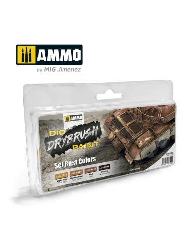 DRYBRUSH Set Rust Colors 