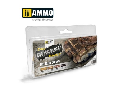 DRYBRUSH Set Rust Colors 
