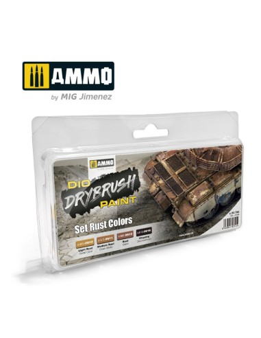 DRYBRUSH Set Rust Colors 