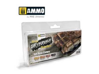 DRYBRUSH Set Rust Colors 