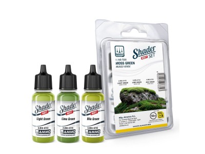 Matt SHADER Set Moss Green 