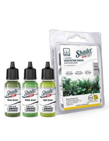 Matt SHADER Set Vegetation Green 