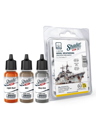 Matt SHADER Set Naval Weathering 