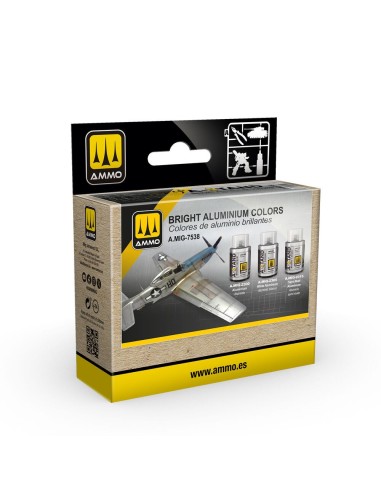 A-STAND Bright Aluminium Colors Set 