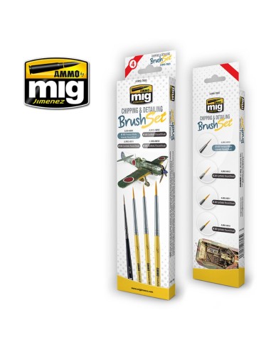 Chipping and Detailing Brush Set 