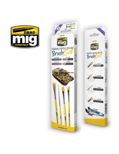 Streaking and Vertical Surfaces Brush Set 
