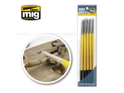 Rubber Brush Set 