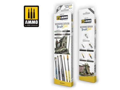 Brushes for Weathering Diorama Set 