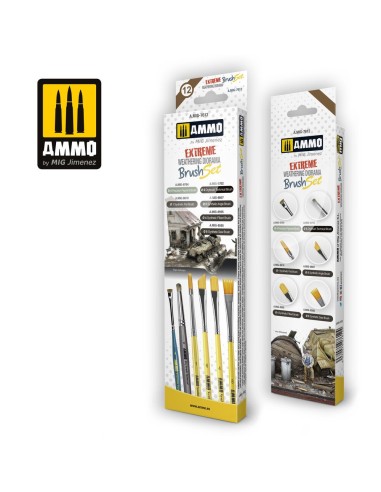 Extreme Weathering Diorama Brush Set 