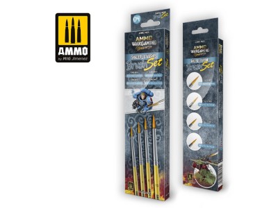 AMMO WARGAMING UNIVERSE - Shaders & Washes Brush Set 
