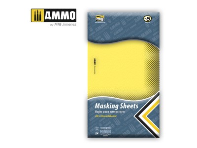 Masking Sheets (x5 sheets, 280mm x 195mm, adhesive) 