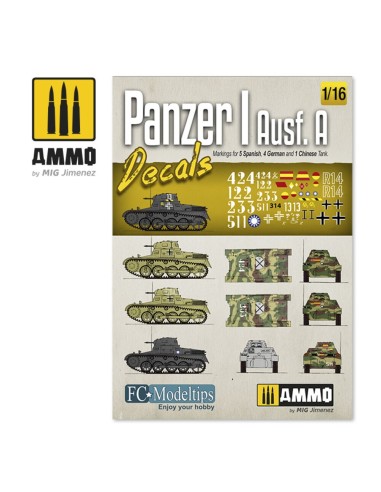 1/16 Panzer I Ausf. A Decals 