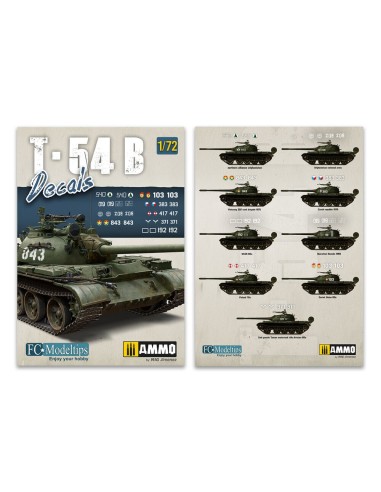 1/72 T-54B Decals 