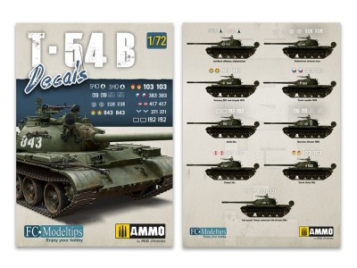 1/72 T-54B Decals 