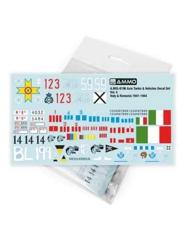 Axis Tanks & Vehicles Decal Set Vol. 4 - Italy & Romania 1941-1944 