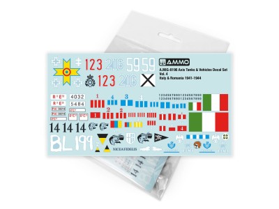 Axis Tanks & Vehicles Decal Set Vol. 4 - Italy & Romania 1941-1944 