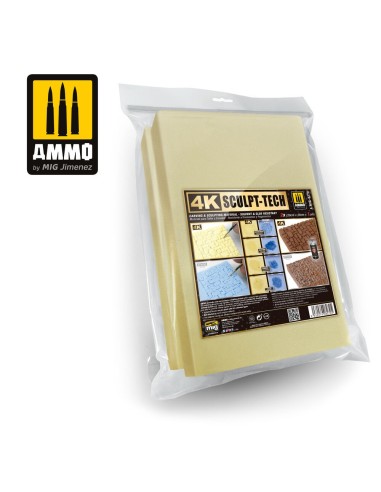 4K Sculp-Tech (20cm x 30cm x 1cm) - 2 pcs. 
