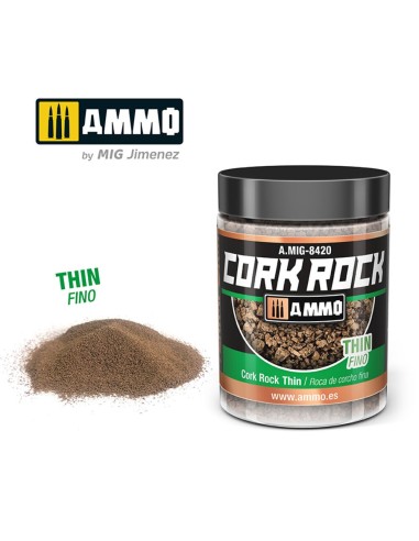 CREATE CORK Cork Rock Thin (Jar 100mL) 