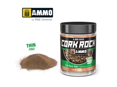 CREATE CORK Cork Rock Thin (Jar 100mL) 