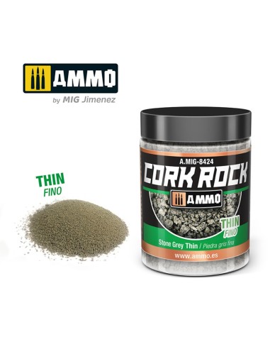 CREATE CORK Stone Grey Thin (Jar 100mL) 