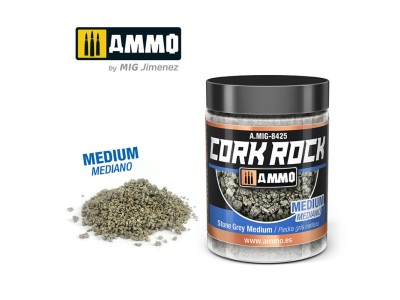 CREATE CORK Stone Grey Medium (Jar 100mL) 