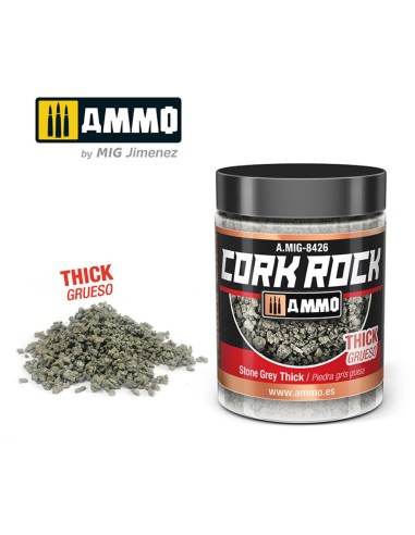 CREATE CORK Stone Grey Thick (Jar 100mL) 