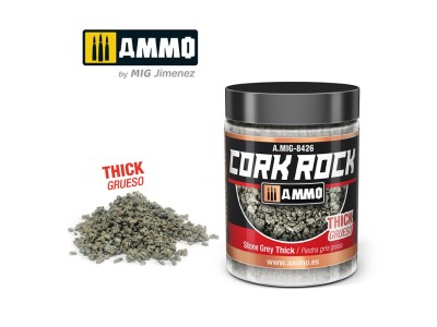 CREATE CORK Stone Grey Thick (Jar 100mL) 