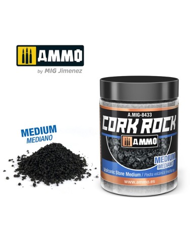 CREATE CORK Volcanic Rock Medium (Jar 100mL) 