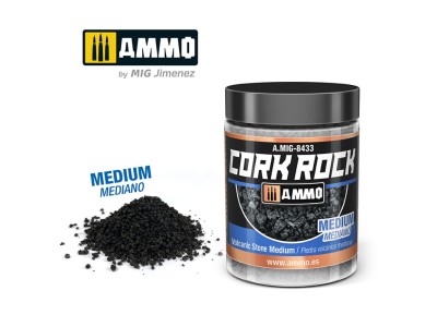 CREATE CORK Volcanic Rock Medium (Jar 100mL) 