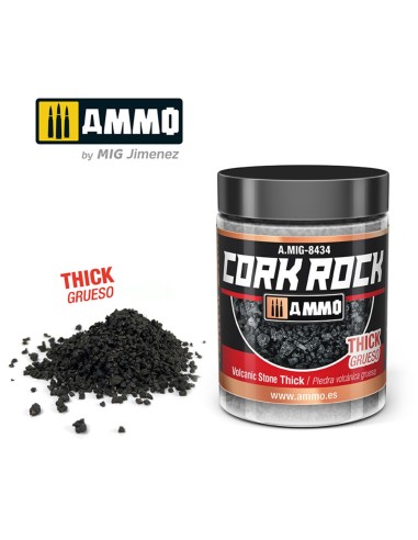 CREATE CORK Volcanic Rock Thick (Jar 100mL) 