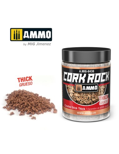 CREATE CORK Crushed Brick Thick (Jar 100mL) 