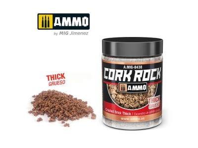 CREATE CORK Crushed Brick Thick (Jar 100mL) 
