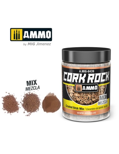 CREATE CORK Crushed Brick Mix (Jar 100mL) 