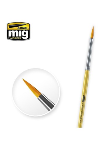 12 Synthetic Quarter Round Brush 