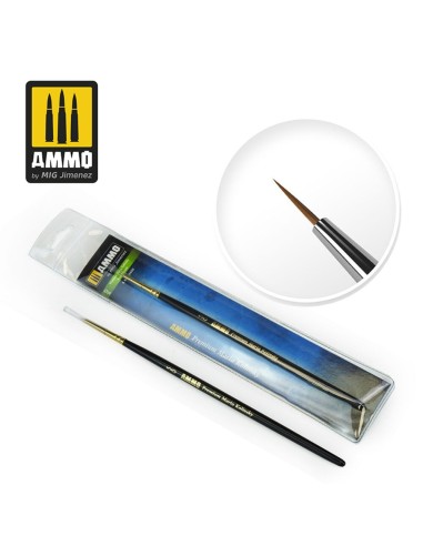5/0 Premium Marta Kolinsky Round Brush 