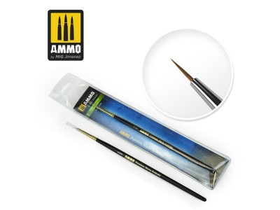 5/0 Premium Marta Kolinsky Round Brush 