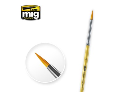 4 Synthetic Round Brush 
