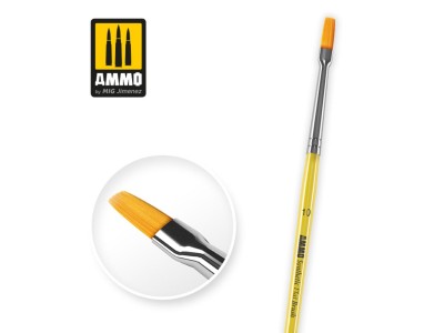10 Synthetic Flat Brush 