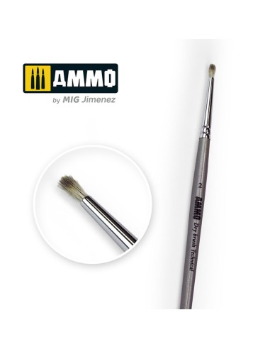 2 AMMO Drybrush Technical Brush 