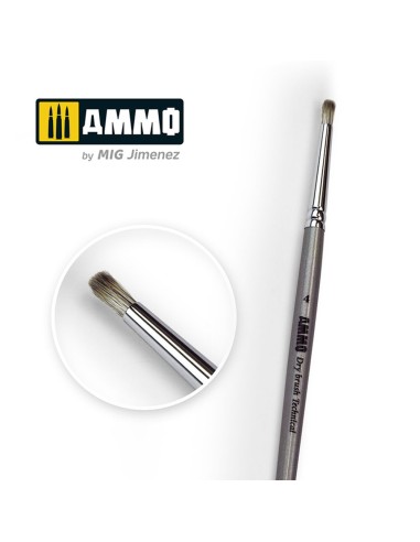 4 AMMO Drybrush Technical Brush 