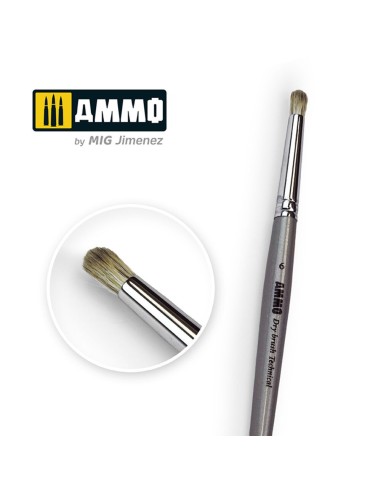 6 AMMO Drybrush Technical Brush 