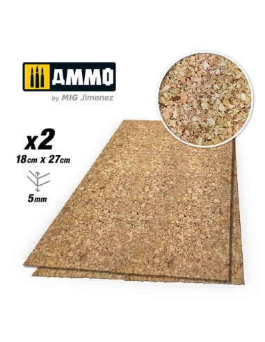 CREATE CORK Thick Grain (5mm) - 2 pcs. 