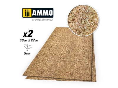 CREATE CORK Thick Grain (5mm) - 2 pcs. 