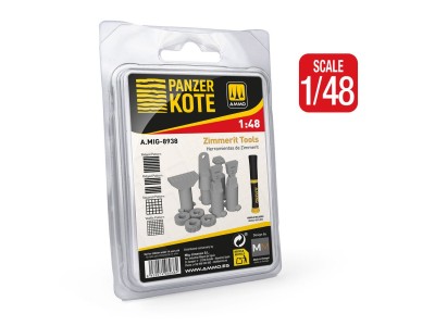 PANZER KOTE Zimmerit Tools 