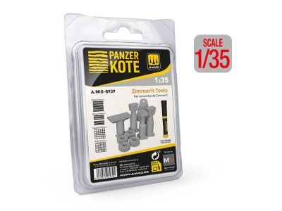 PANZER KOTE Zimmerit Tools 