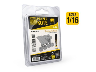 PANZER KOTE Zimmerit Tools 