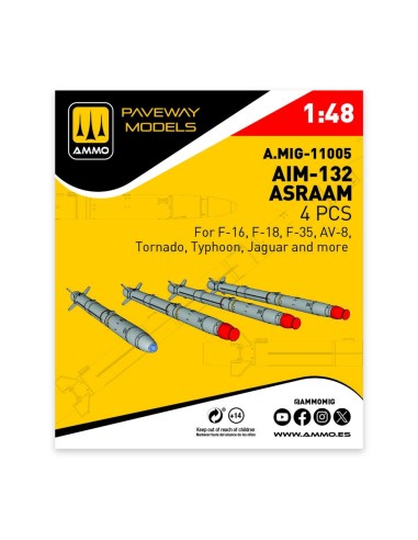 AIM-132 ASRAAM (4 pcs) 