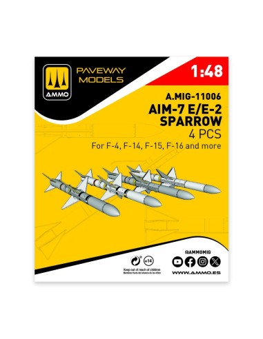 AIM-7E/E2 Sparrow (4 pcs) 