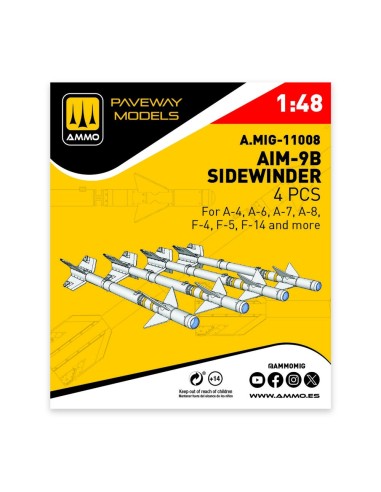 AIM-9B Sidewinder (4 pcs) 