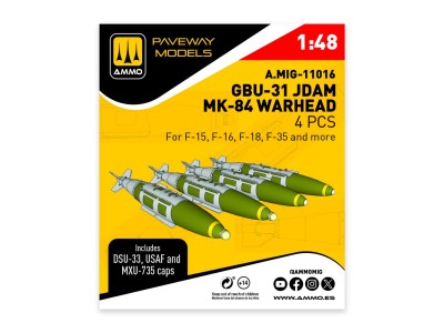GBU-31 JDAM, Mk-84 Warhead (4 pcs) 